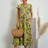 Esti | Floral Midi Dress in Boho Style