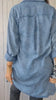 Kell | Stylish Denim Shirt Jacket for Women