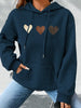 Alessia™ - Romantic hooded sweatshirt - Grey / S
