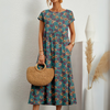 Esti | Floral Midi Dress in Boho Style
