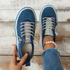 Kira™ | Sporty-elegant women's sneakers - Blue / 36