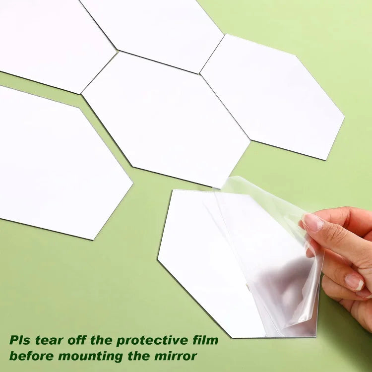 Honey mirror | Home decoration with honeycomb mirror made of acrylic | 50% OFF TODAY! - 80*70*40mm / 12 PIECES