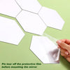 Honey mirror | Home decoration with honeycomb mirror made of acrylic | 50% OFF TODAY! - 80*70*40mm / 12 PIECES