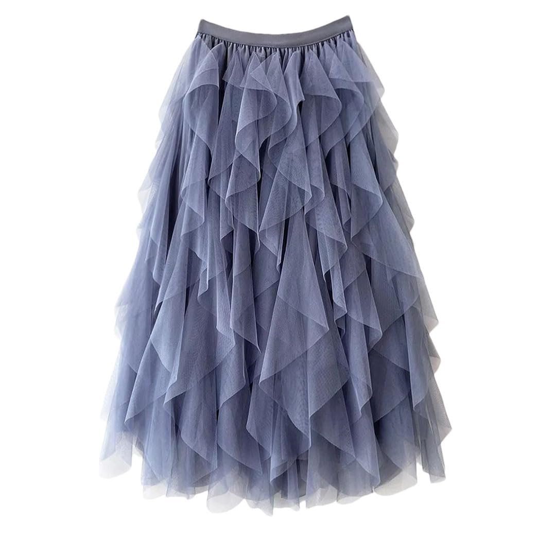 Camille | Elasticated A-line skirt
