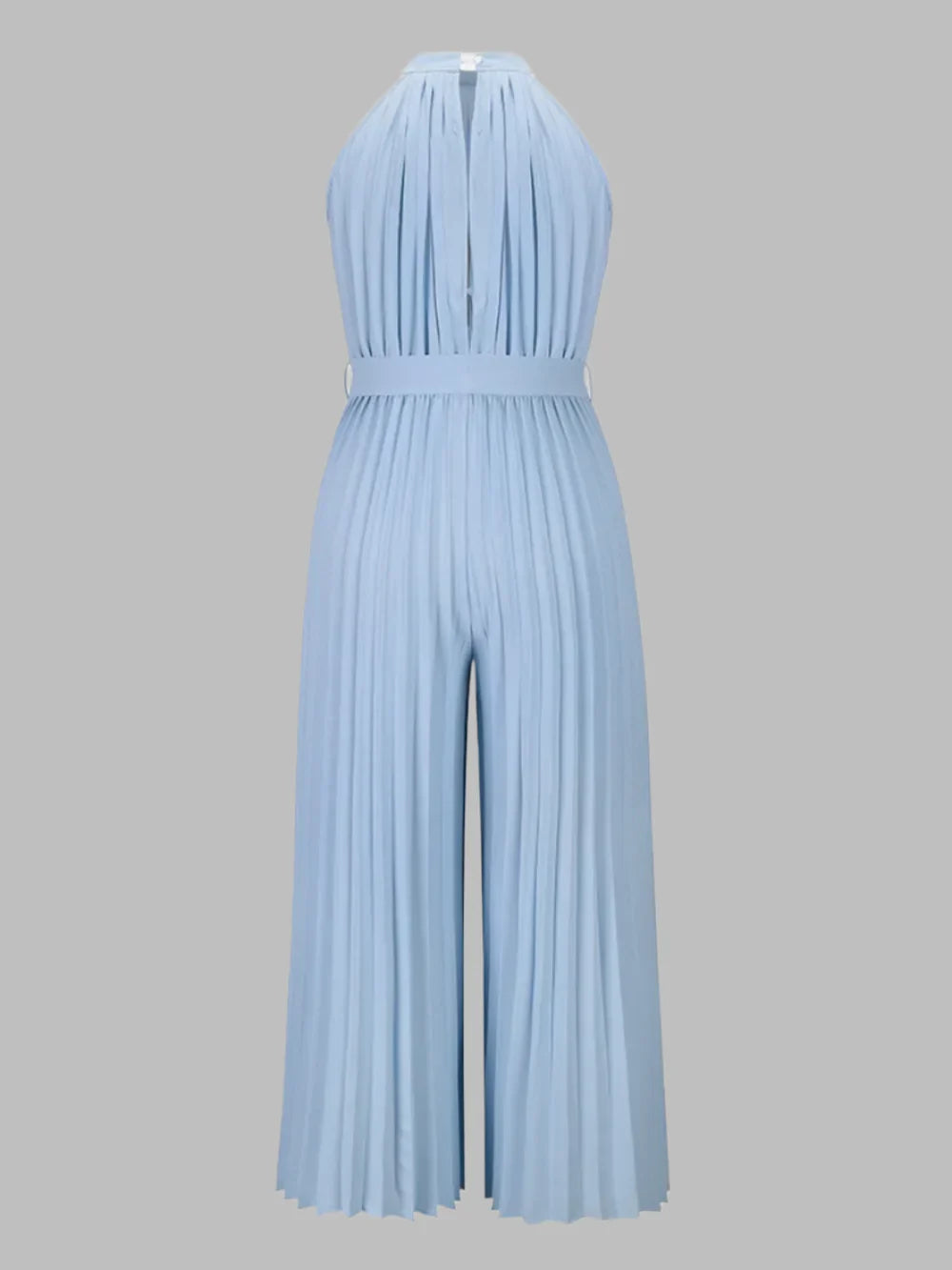 Elen | Pleated Jumpsuit with Halter Neck