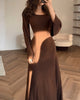 Simone | Elegant Knit Dress