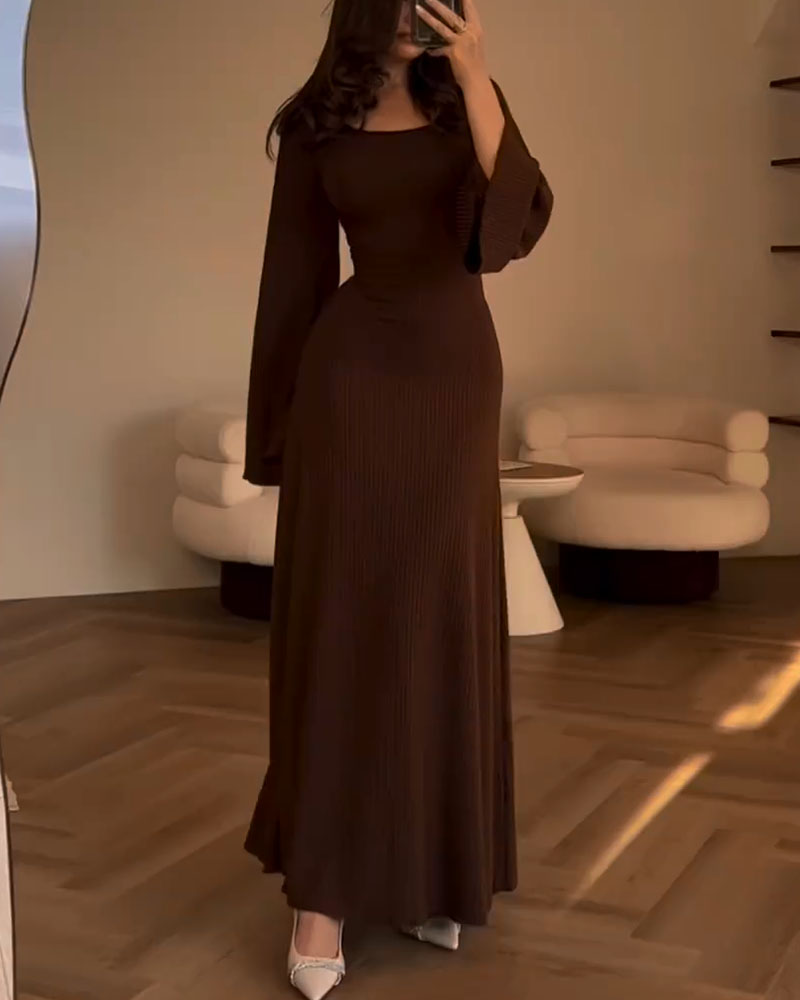 Simone | Elegant Knit Dress
