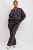 Larissa | Comfortable lounge set for women - S / Dark grey