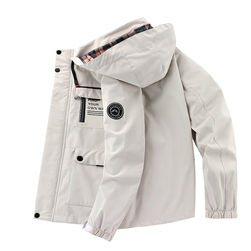 Zahar™ | Comfortable wind and waterproof outdoor jacket - White / XS