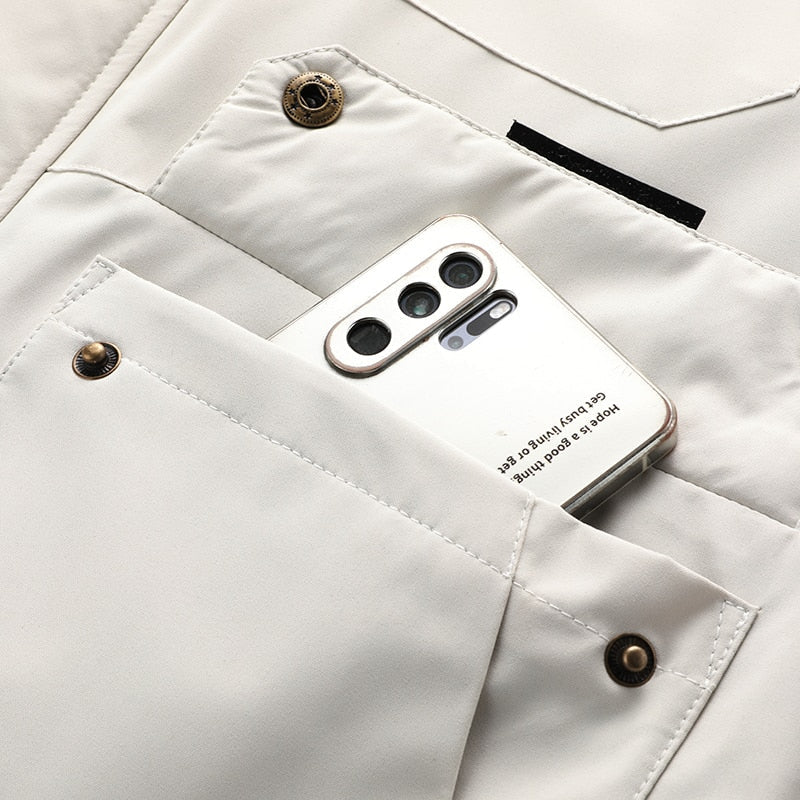 Zahar™ | Comfortable wind and waterproof outdoor jacket - White / XS