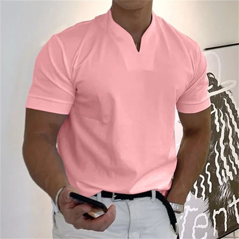 Axon | Short-Sleeved V-Neck T-Shirt