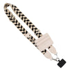 Mobile phone strap - Black/white