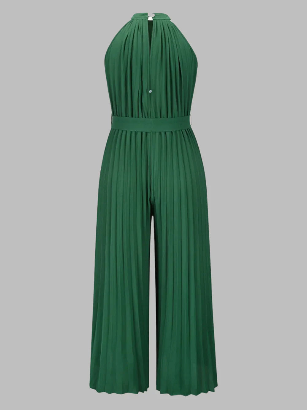 Elen | Pleated Jumpsuit with Halter Neck