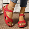 Jheana | Minimalist Faux Leather Sandals