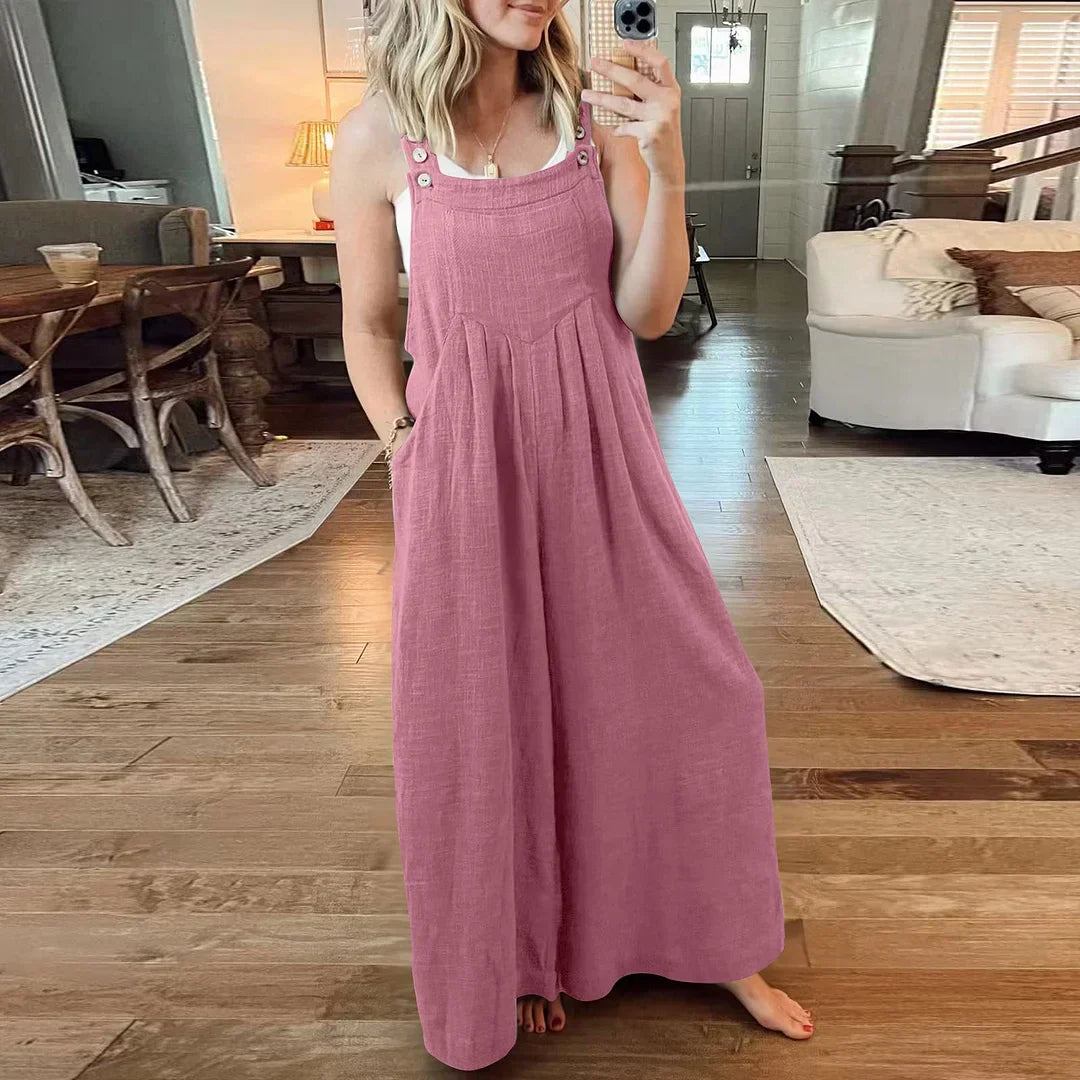Casse | Loose-Fit Jumpsuit with Adjustable Straps