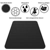 HoneycombMat™ | Luxurious honeycomb cat litter mat | 50% OFF TODAY! - New Arrivals - Black / S (30x30 cm)