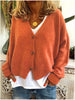 Selina™ | Chic cardigan for women - Orange / S