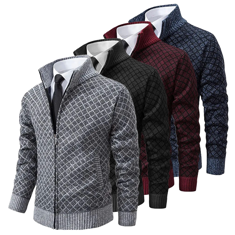 Edward™ | Modern men's jacket - Mens Sweater - Grey / M
