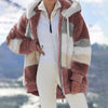 Vivi™ | Fashionable quilted jacket with contrasts - red / S