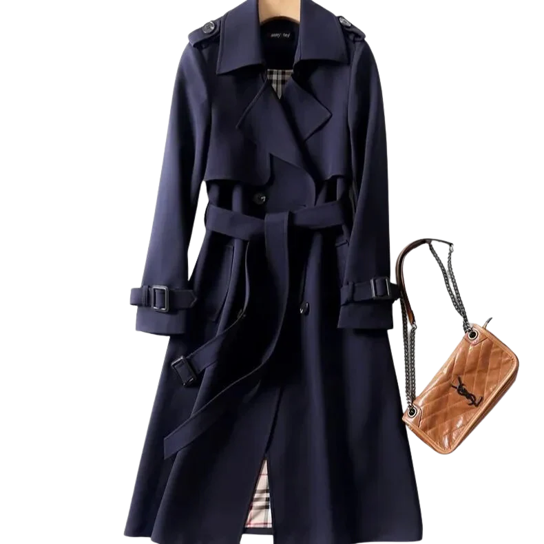 Eliana™ - Stylish coat - Dark blue / S