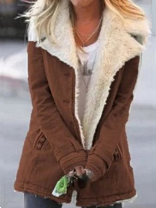 LUCY | COMFORTABLE JACKET - 2166-R - Brown / S