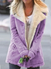 LUCY | COMFORTABLE JACKET - 2166-R - Purple / S