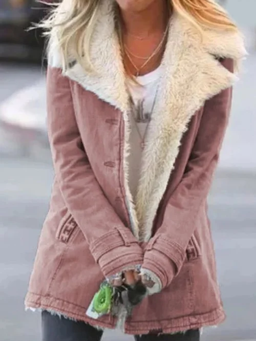 LUCY | COMFORTABLE JACKET - 2166-R - Light pink / S