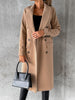 Amelie | Elegant autumn coat - AUGUST27-831-AUG27 - Khaki / S