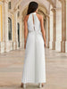 Elen | Pleated Jumpsuit with Halter Neck