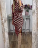 Kyllie | Glamour fish scale slit dress