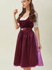 Frieda - Traditional costume for ladies - Long Dress - Chestnut brown / S