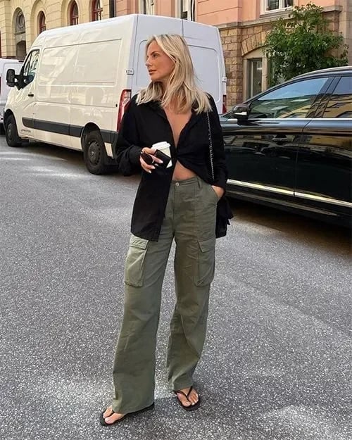 Freya™ | Fashionable cargo trousers