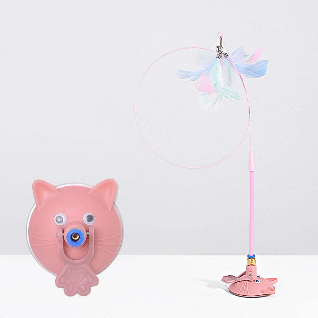 VivaVeder™ | Interactive cat toy natural bird feather | 50% OFF TODAY! - Pink