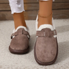 Krisa™ | Comfortable plush slipper slippers - Khaki / 35
