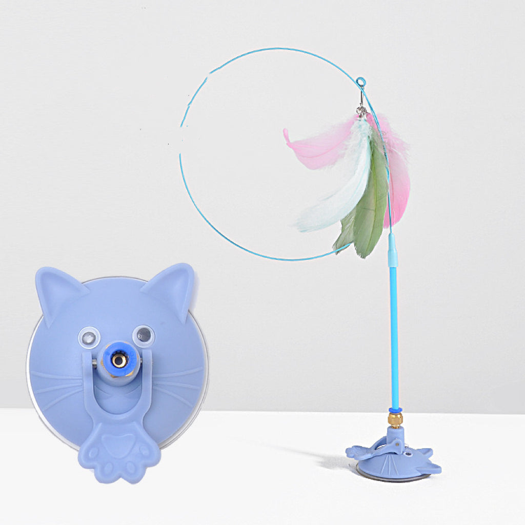 VivaVeder™ | Interactive cat toy natural bird feather | 50% OFF TODAY! - Blue