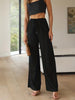 Trixie | Elegant linen trousers - White / S