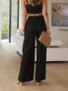 Trixie | Elegant linen trousers - White / S