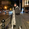 Rhea™ | lambswool hoodie jacket - Grey / M