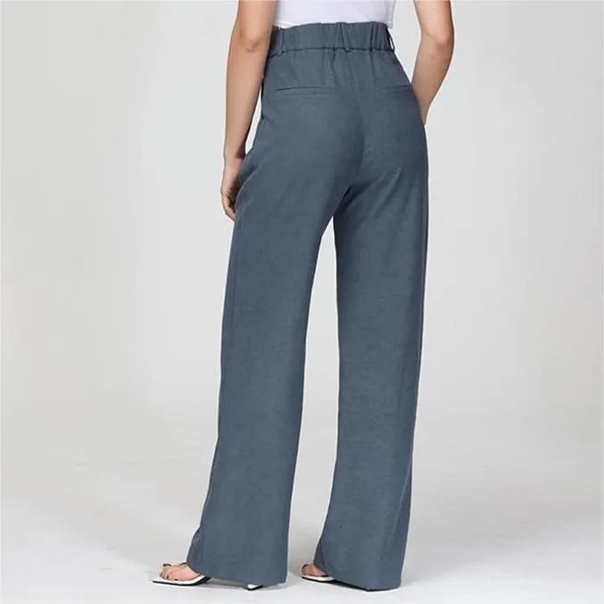 Soraka | Trousers with wide leg - Beauty - Grey / XS