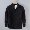 Danny™ | Nordic zip jumper - Black / M