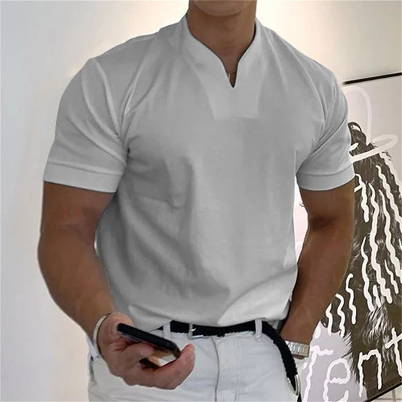 Axon | Short-Sleeved V-Neck T-Shirt