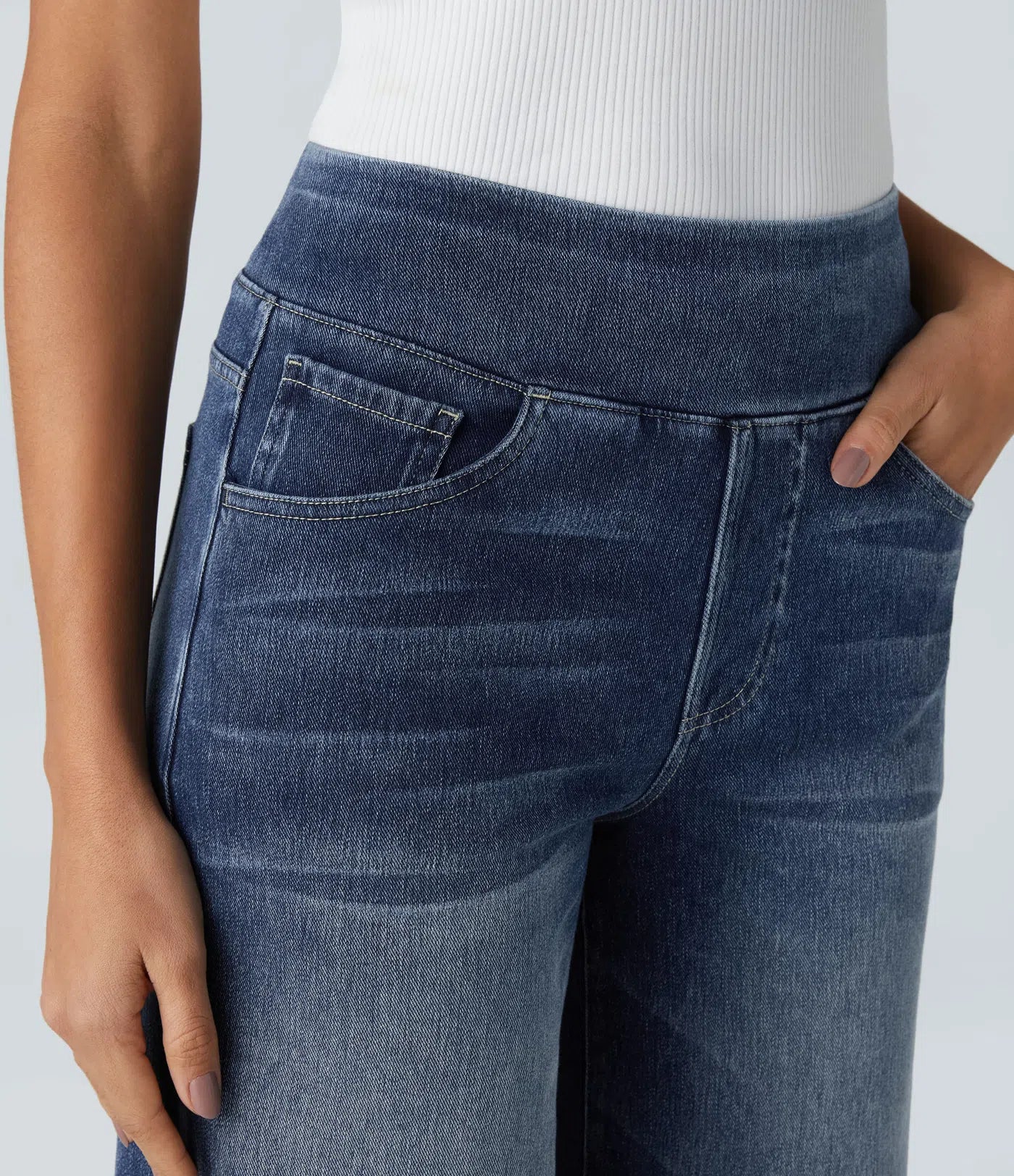 Pepa | High-Waisted Stretch Jeans