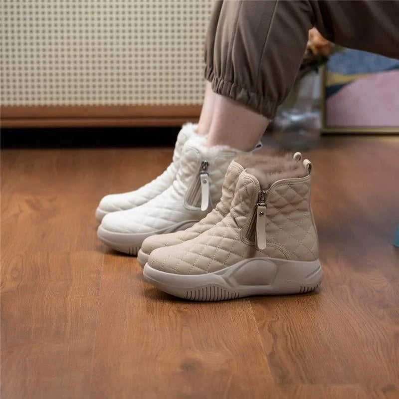 Amy | Autumn boots - Beige / 35