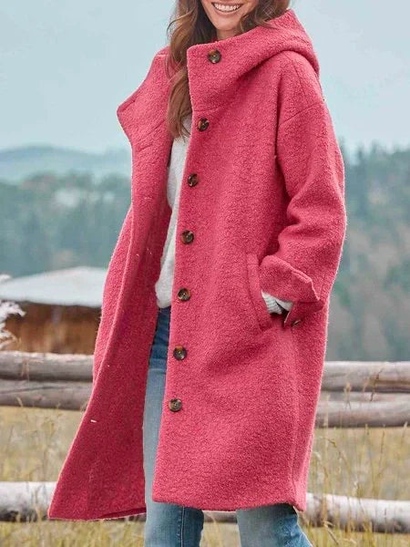 Leonie™ | Warm cosy coat - Pink / S