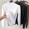 Shira™ | Winter fleece shirt with thick inside - White / S