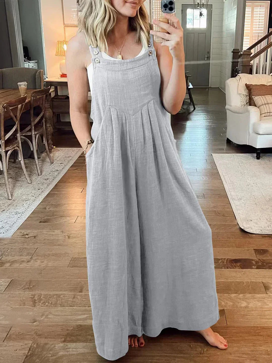Casse | Loose-Fit Jumpsuit with Adjustable Straps