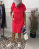 Nyla | Comfortable Short-Sleeved Casual Dress with Hood