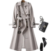 Eliana™ - Stylish coat - Light grey / S