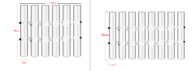 FlexiVase™ | Flower vase with hinge | BUNDLE DISCOUNT TODAY! - 8 flower tubes