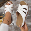 Freya | Orthopedic Leather Slippers with Open Toes